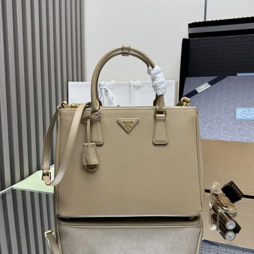 Prada Grained Leather Top Handle Bag product photo from LabelPicks