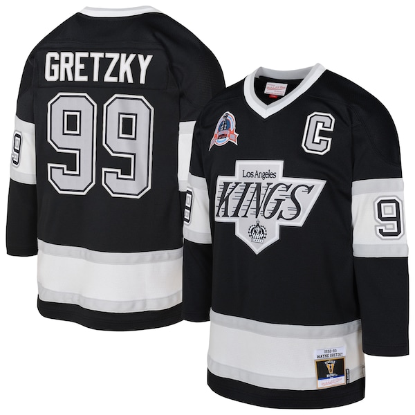 Wayne Gretzky Los Angeles Kings  Toddler 1992/93 Blue Line 2.0 Player Jersey - Black