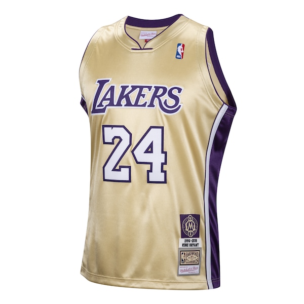 Kobe Bryant Los Angeles Lakers Hall of Fame Class of 2020 #24 Authentic Hardwood Classics Jersey - Gold