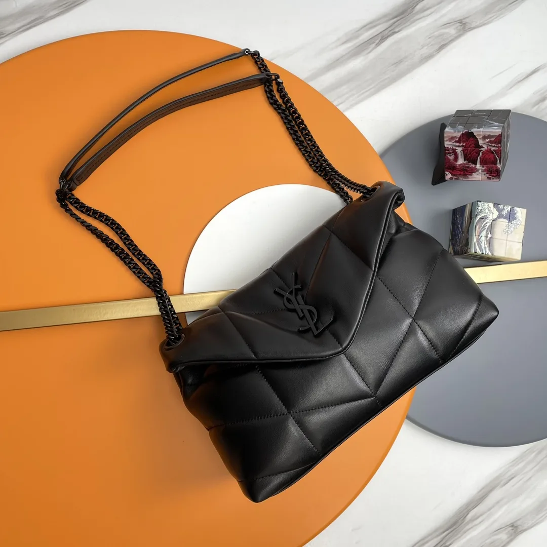 Saint Laurent Loulou Black Quilted Leather Shoulder Bag product photo from LabelPicks