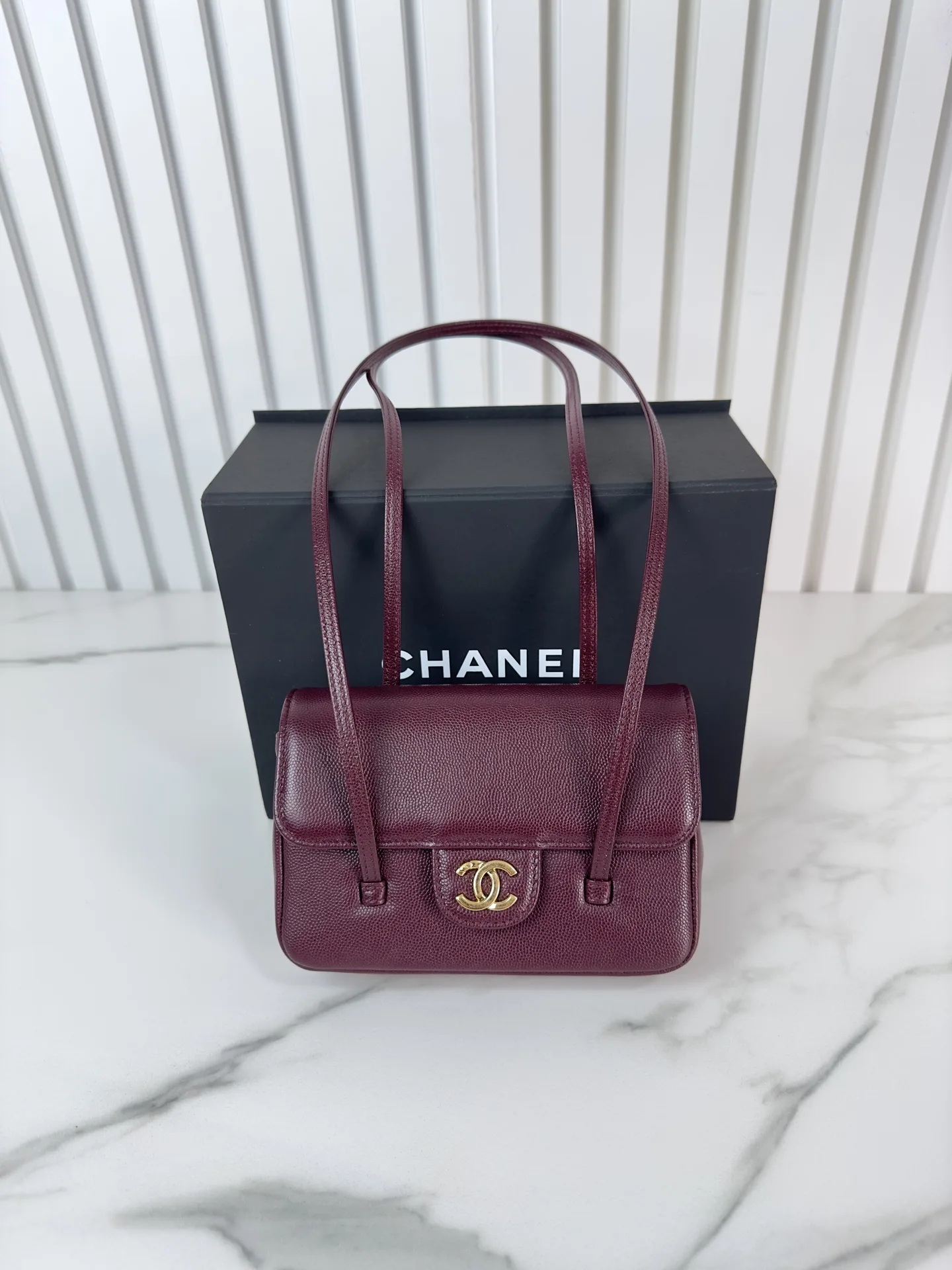 Chanel Burgundy Shoulder Bag product photo from LabelPicks