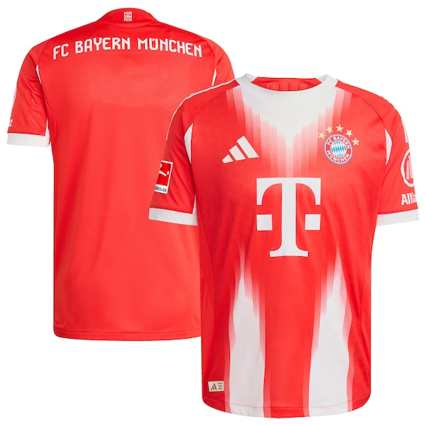 Bayern Munich adidas 2025/26 Home Authentic Jersey - Red/White