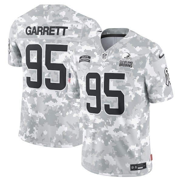 Myles Garrett Cleveland Browns Nike 2024 Salute to Service Limited Jersey - Arctic Camo