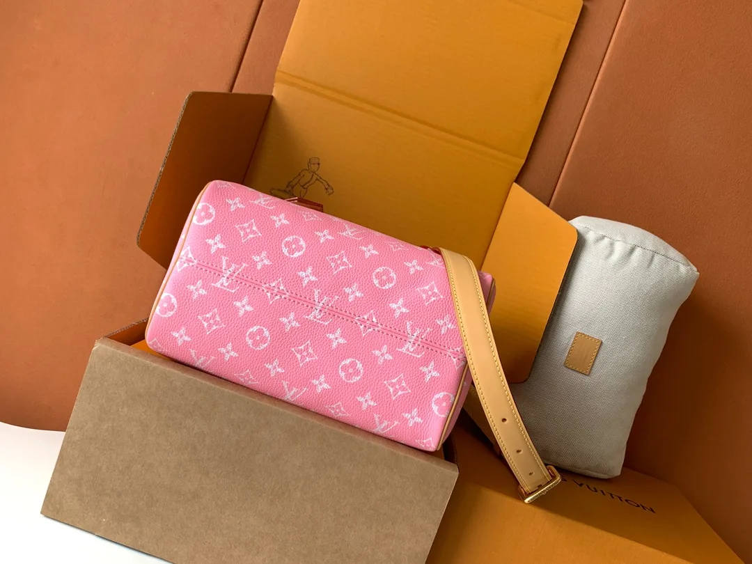 Louis Vuitton Speedy Pink Calfskin Top Handle Bag product photo from LabelPicks