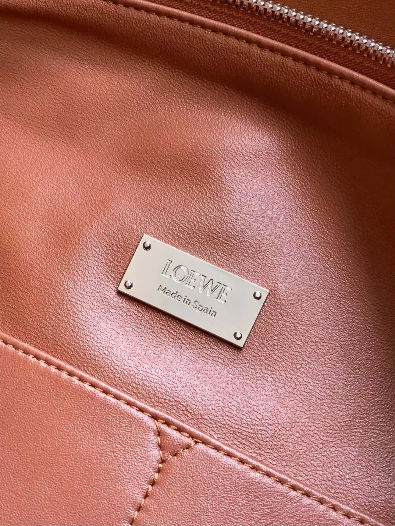 Loewe Puzzle Brown Lambskin Crossbody Bag product photo from LabelPicks