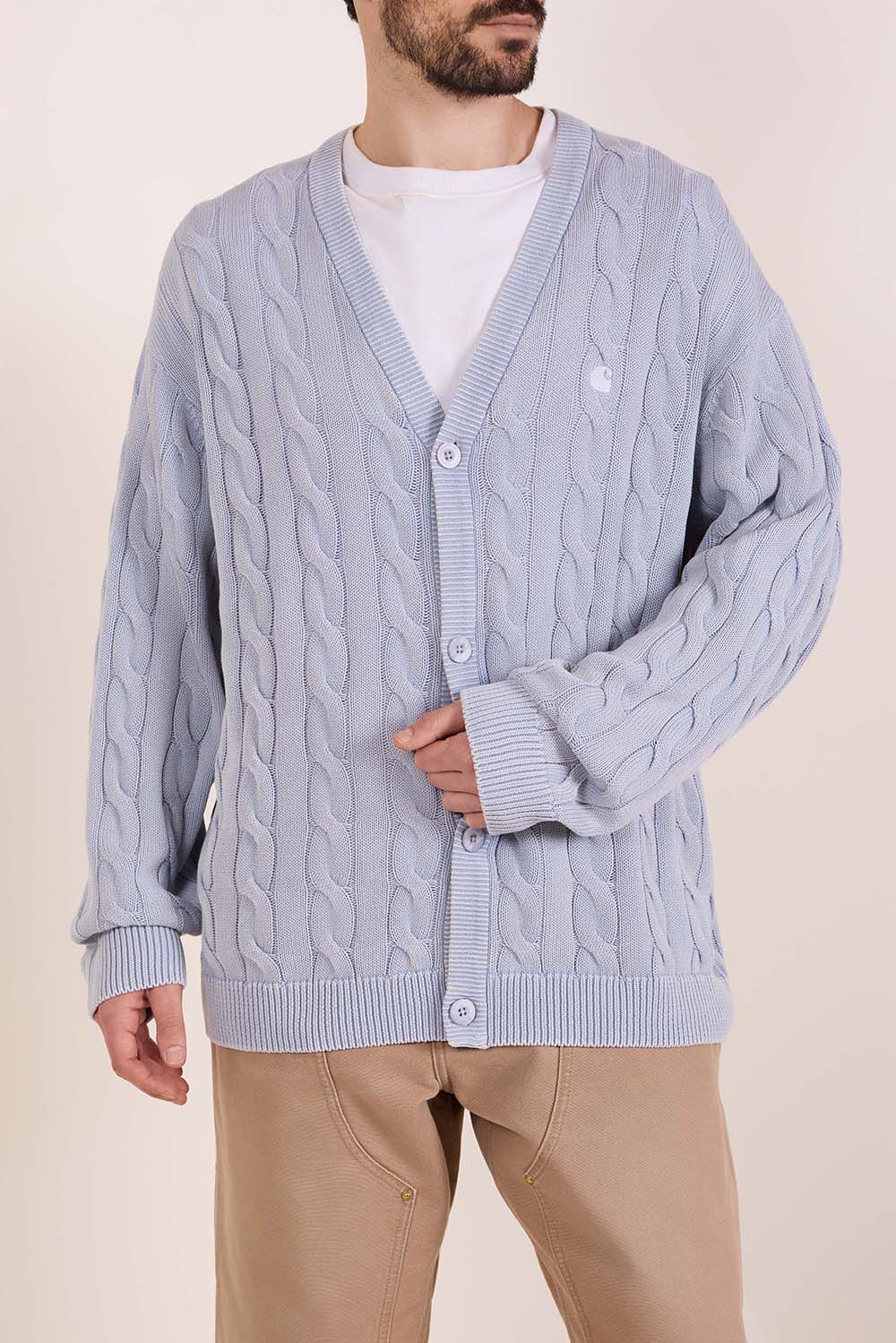 CARHARTT WIP קרדיגן כותנה