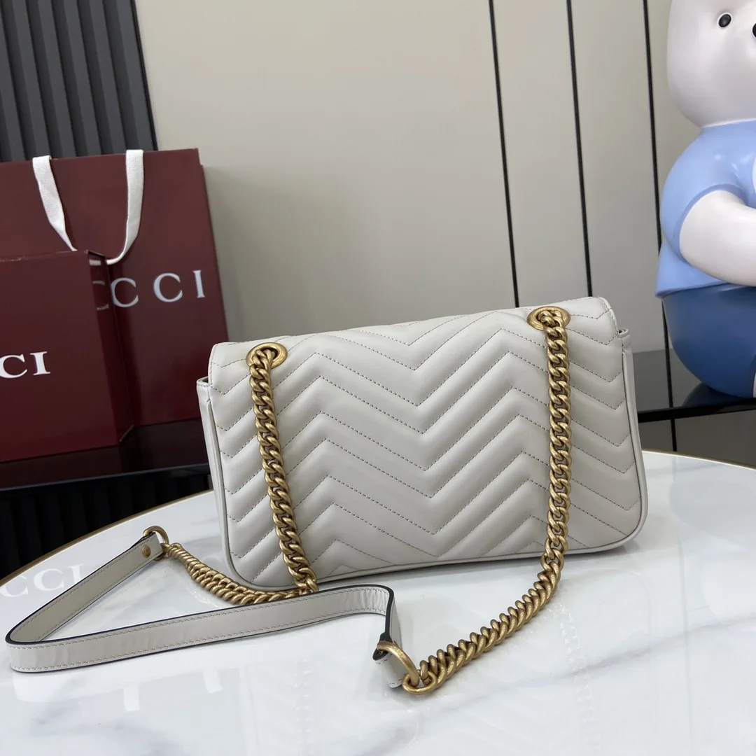 Gucci Grey GG Supreme Canvas Shoulder Bag product photo from LabelPicks