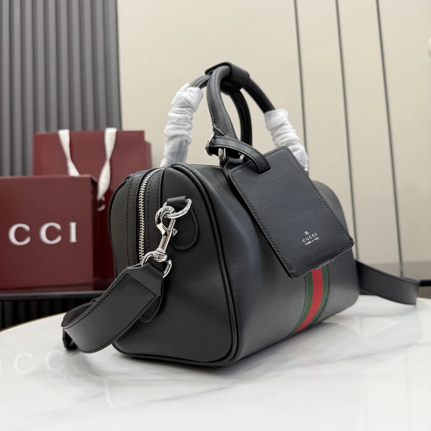 Gucci Black Quilted Leather Top Handle Bag product photo from LabelPicks
