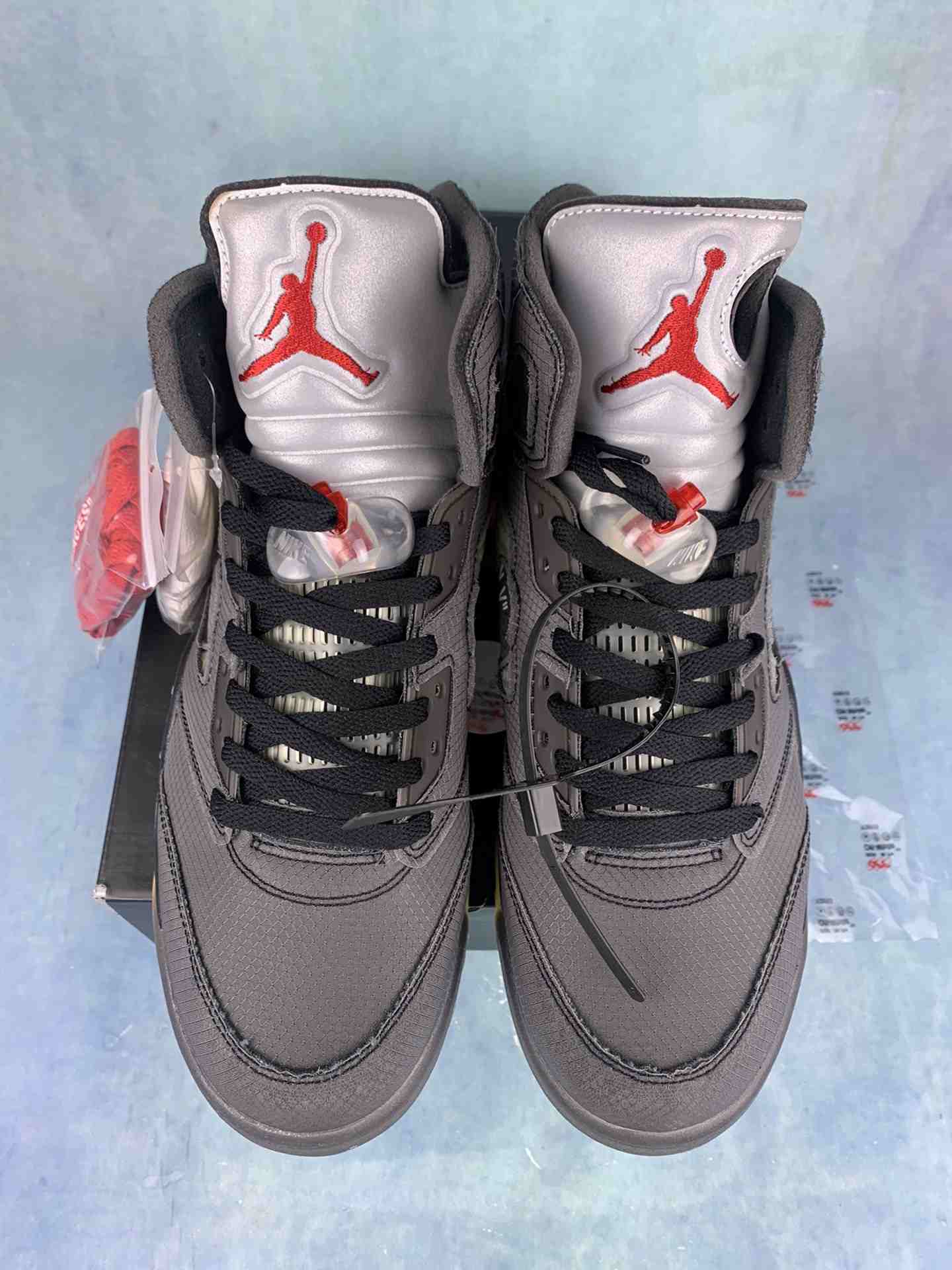 Off-White x Air Jordan 5 “Black” Shoes