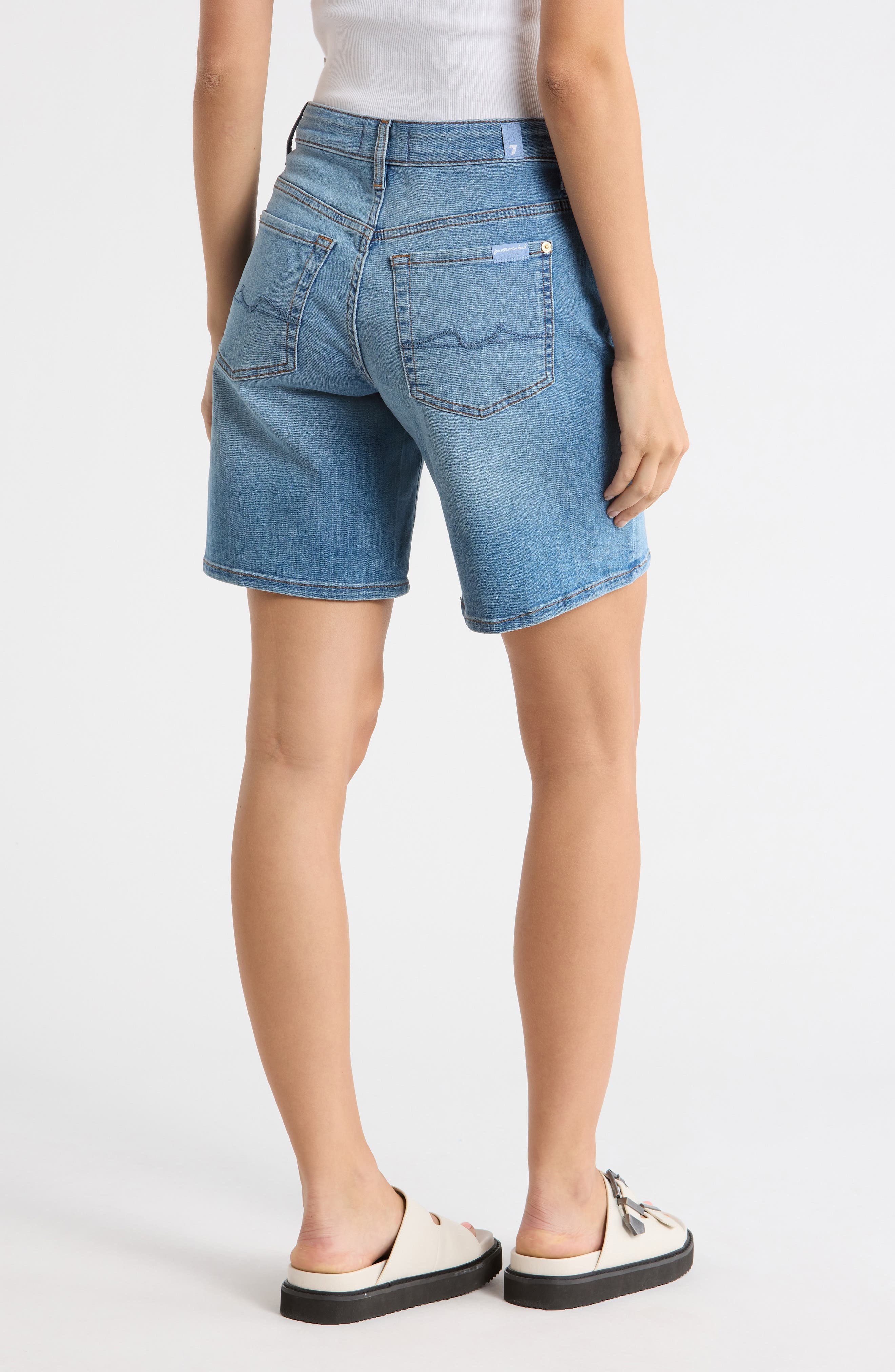 7 For All Mankind Boy Jean Shorts