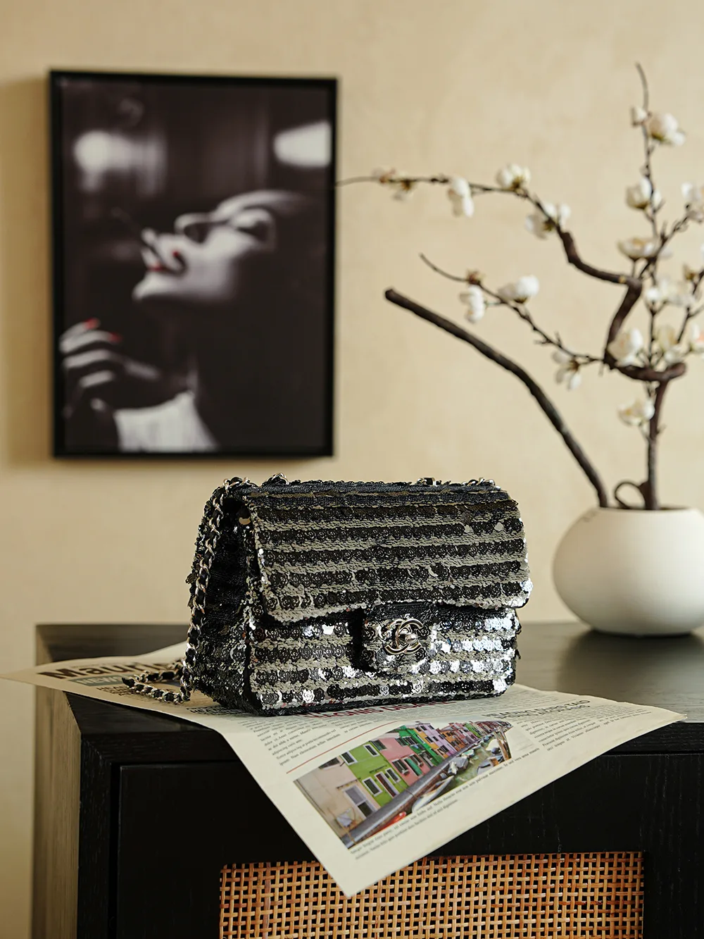 Chanel Silver Crossbody Bag product photo from LabelPicks