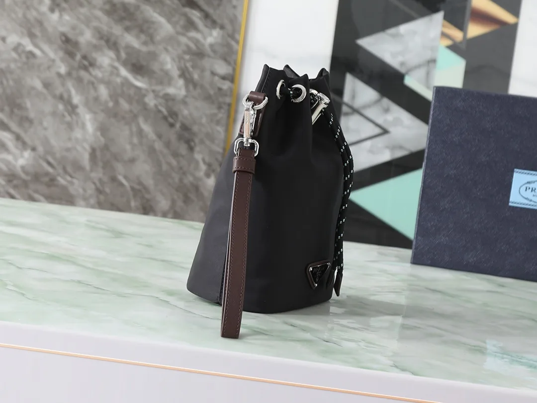 Prada Black Nylon Bucket Bag product photo from LabelPicks