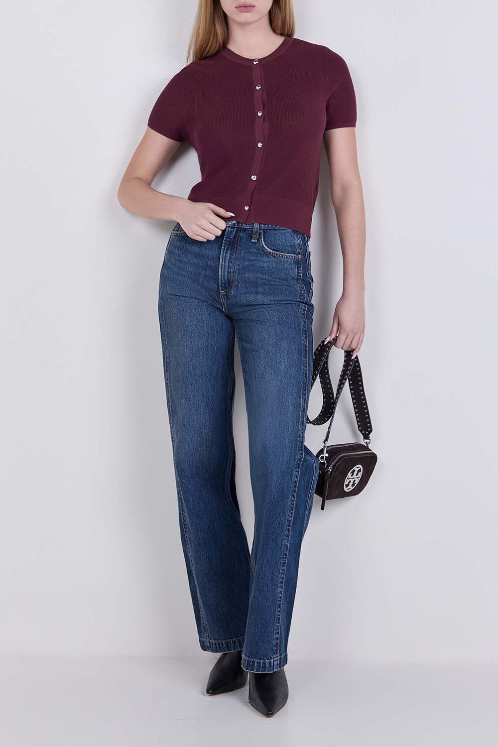 RAG & BONE מכנסי ג'ינס בגזרה משוחררת
