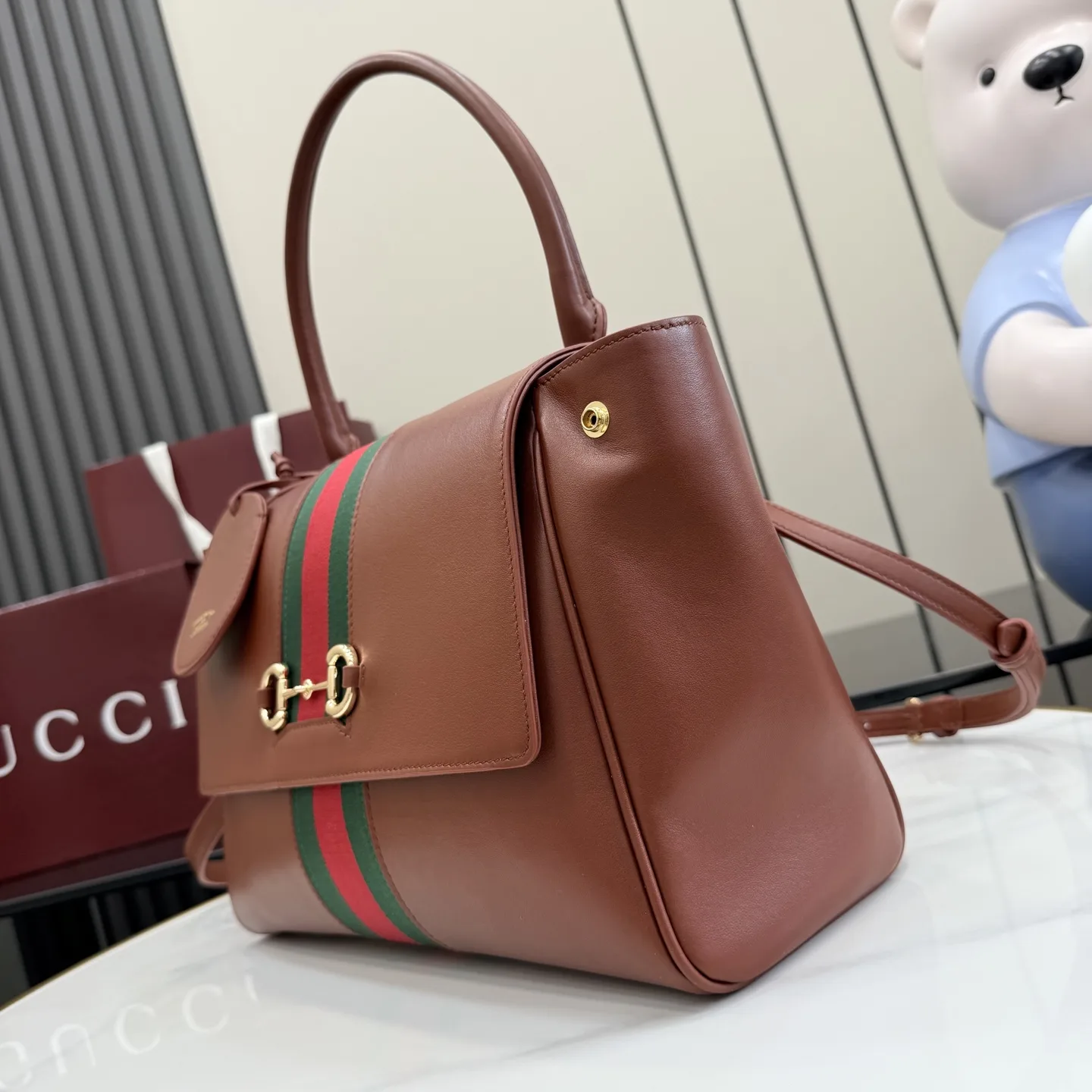 Gucci Generation Brown Quilted Leather Top Handle Bag product photo from LabelPicks