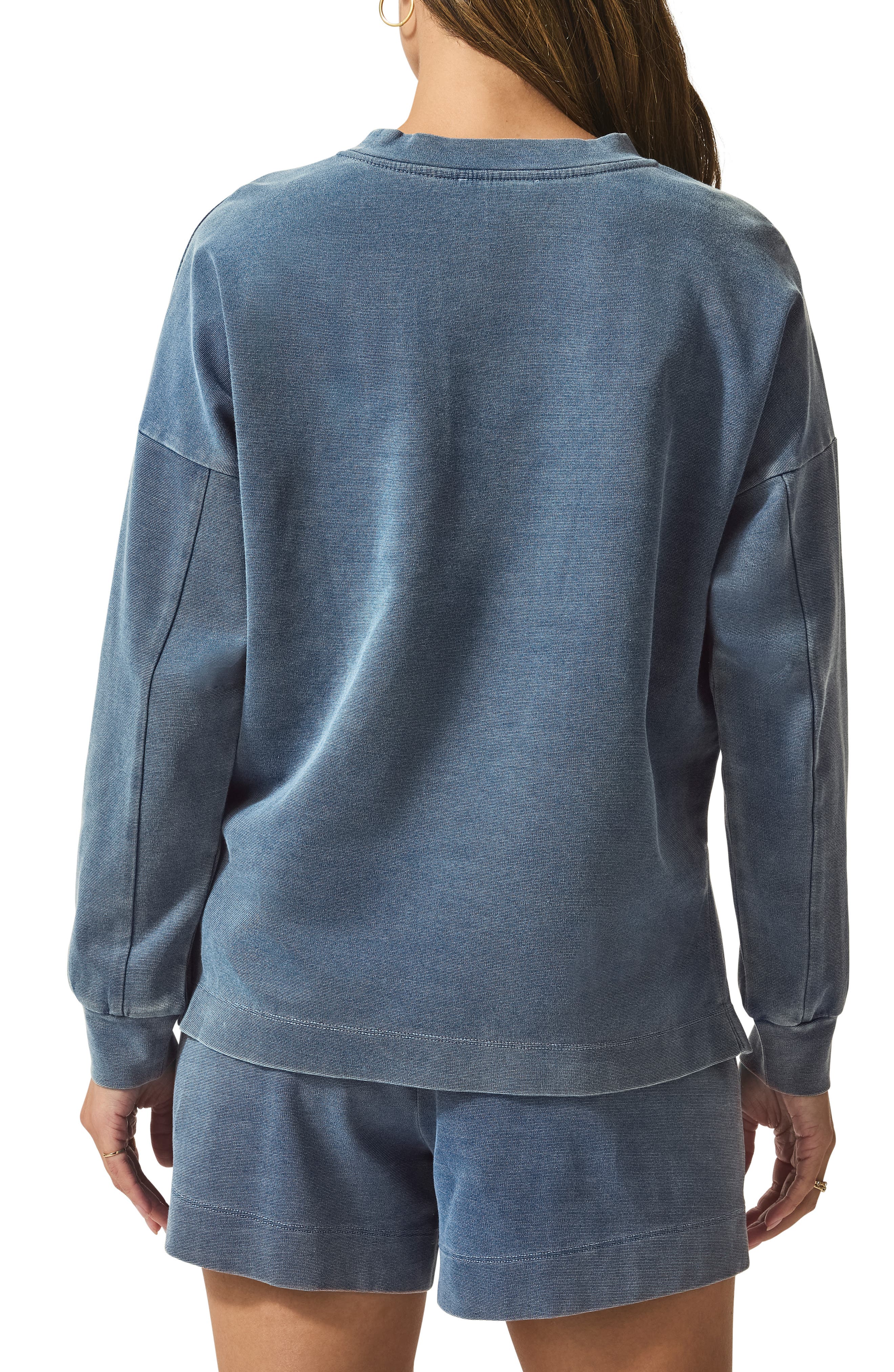Splendid Indigo Crewneck Sweatshirt
