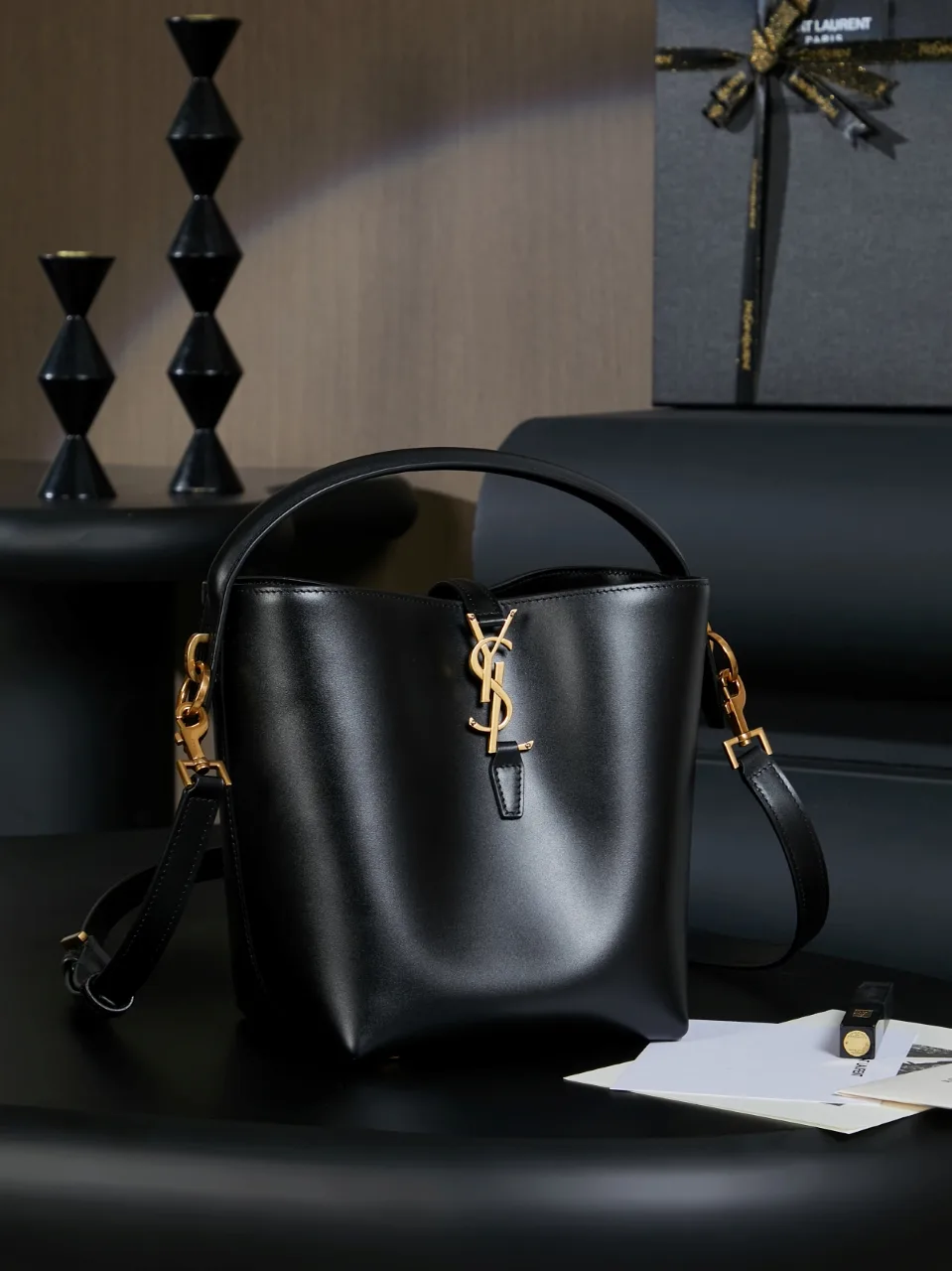 Saint Laurent Calfskin Bucket Bag product photo from LabelPicks