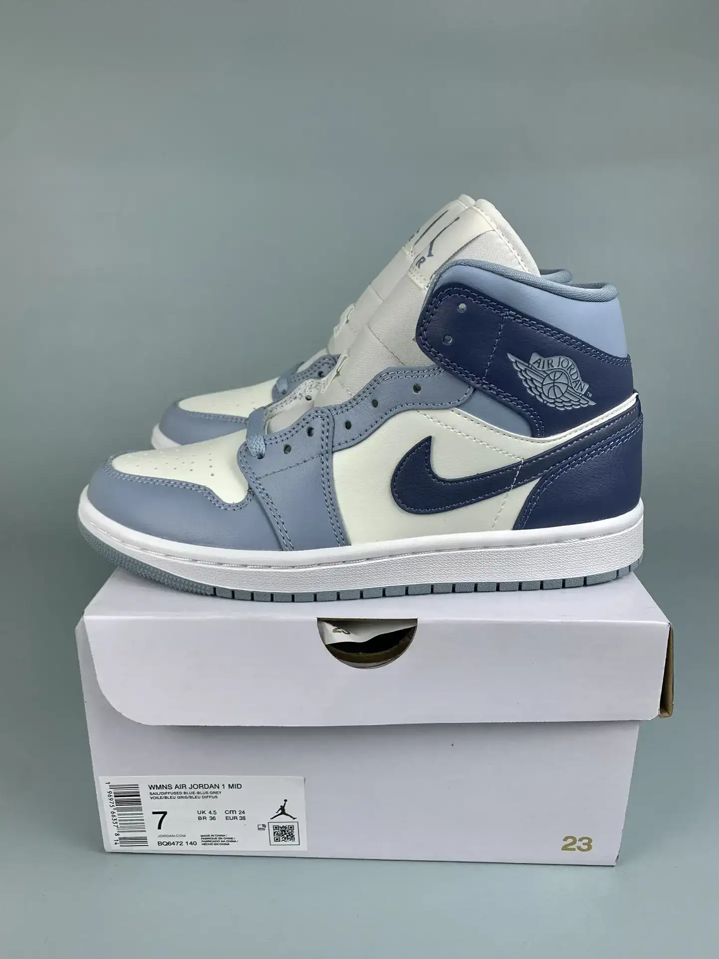Air Jordan 1 Mid “Diffused Blue” Shoes product photo from LabelPicks