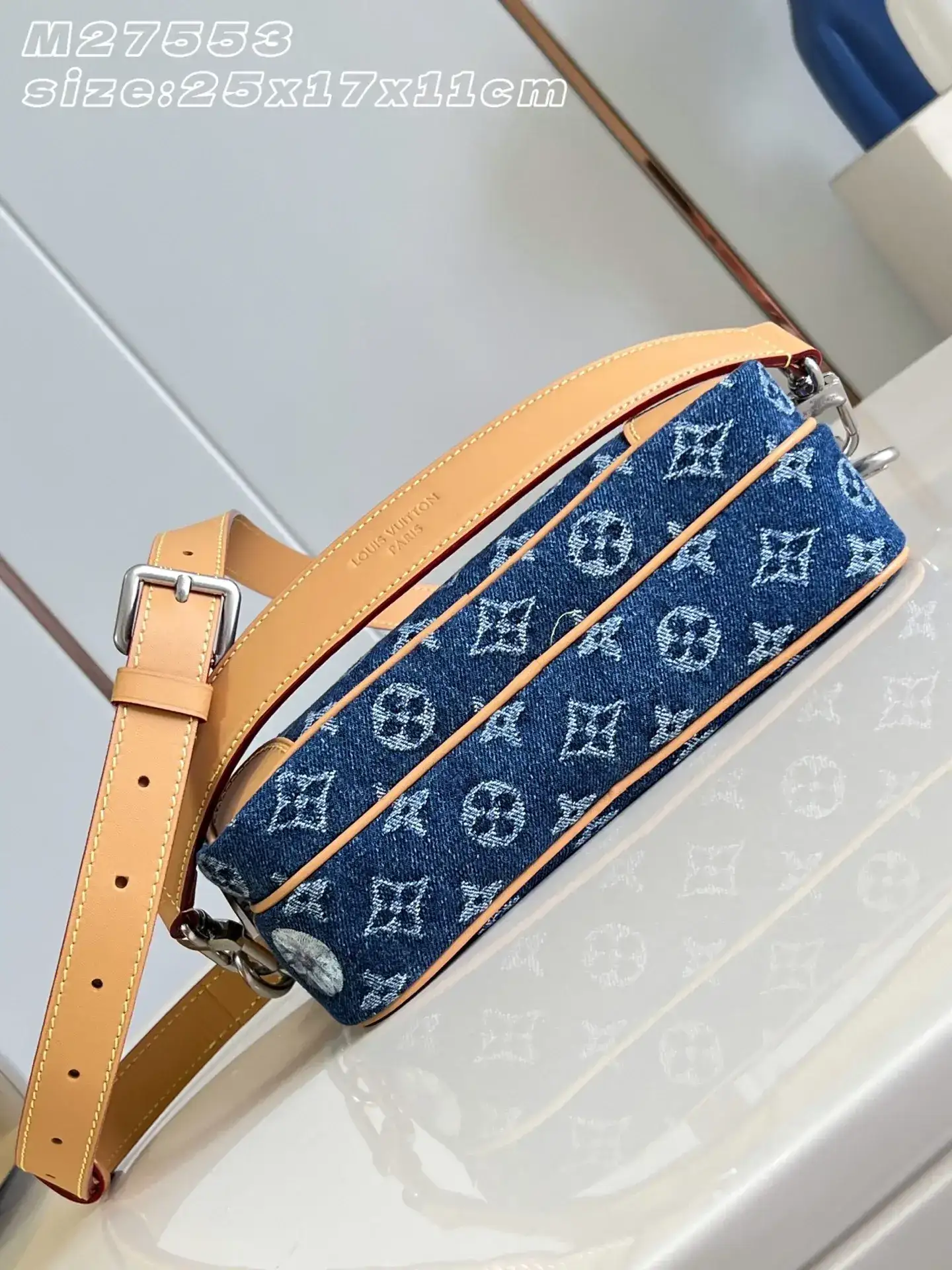 Louis Vuitton Red Denim Crossbody Bag product photo from LabelPicks