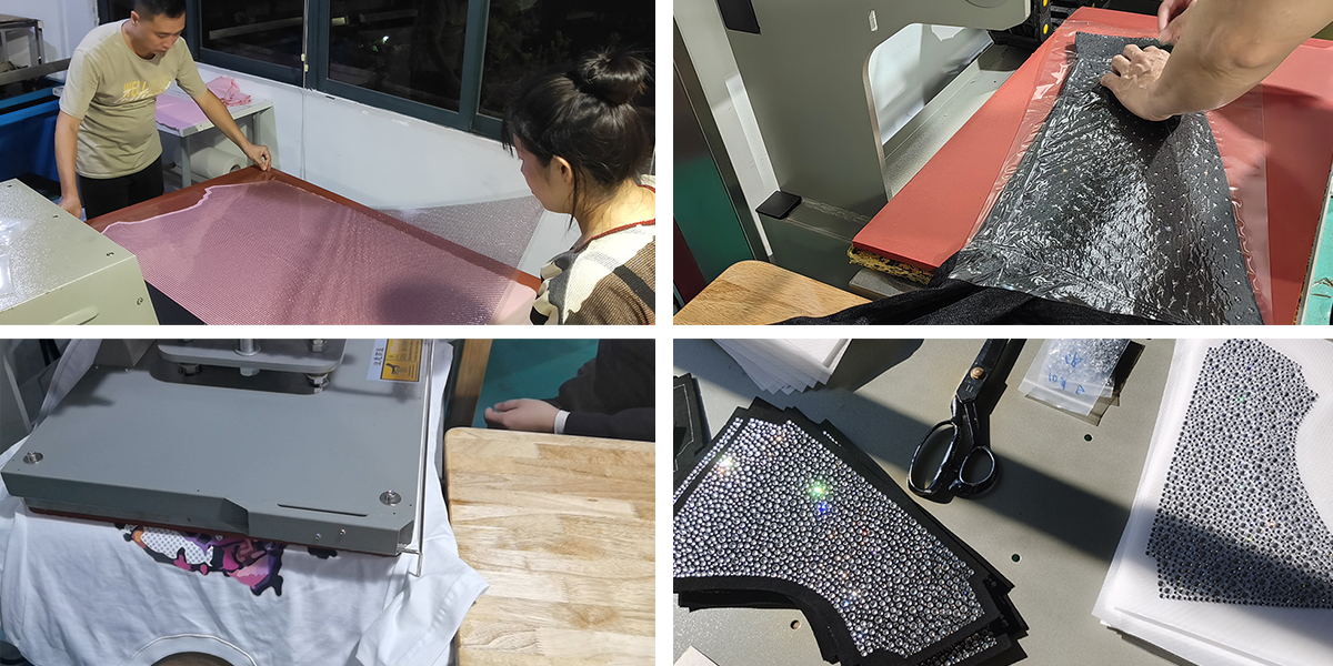 How to apply hotfix rhinestones to fabric