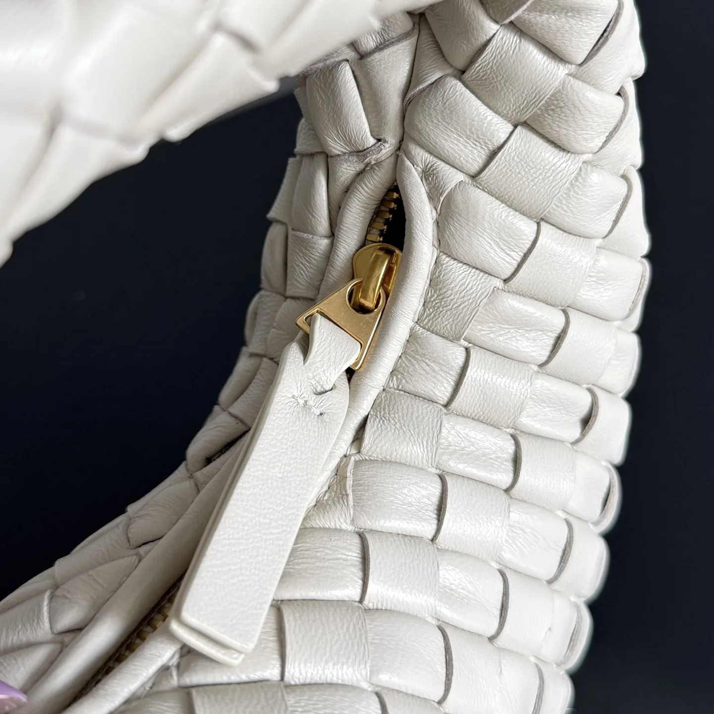 Bottega Veneta Pink Intrecciato Woven Leather Hobo Bag product photo from LabelPicks