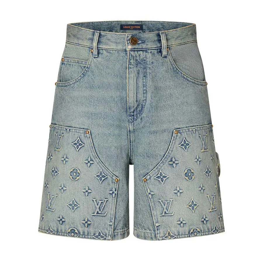 0419 High gram of heavy denim shorts