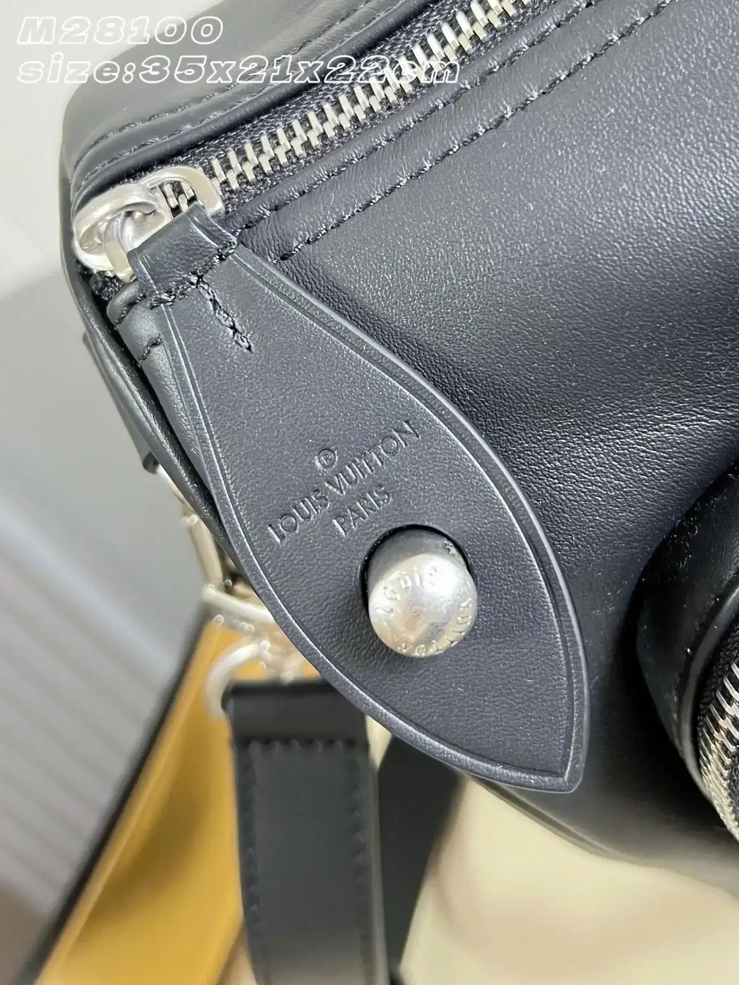 Louis Vuitton Keepall Black Calfskin Tote Bag product photo from LabelPicks