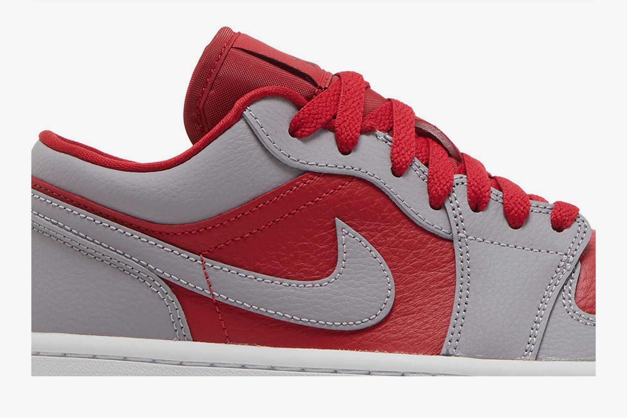 Air Jordan 1 Low SE ‘Split – Gym Red Cement Grey’ DR0502-600