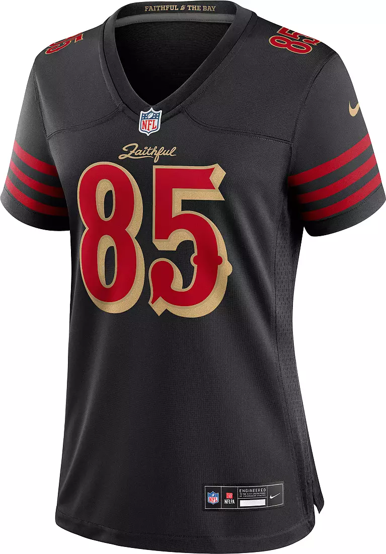 Women's George Kittle San Francisco 49ers Nike 2025 RIVALRIES Game Jersey - Black
