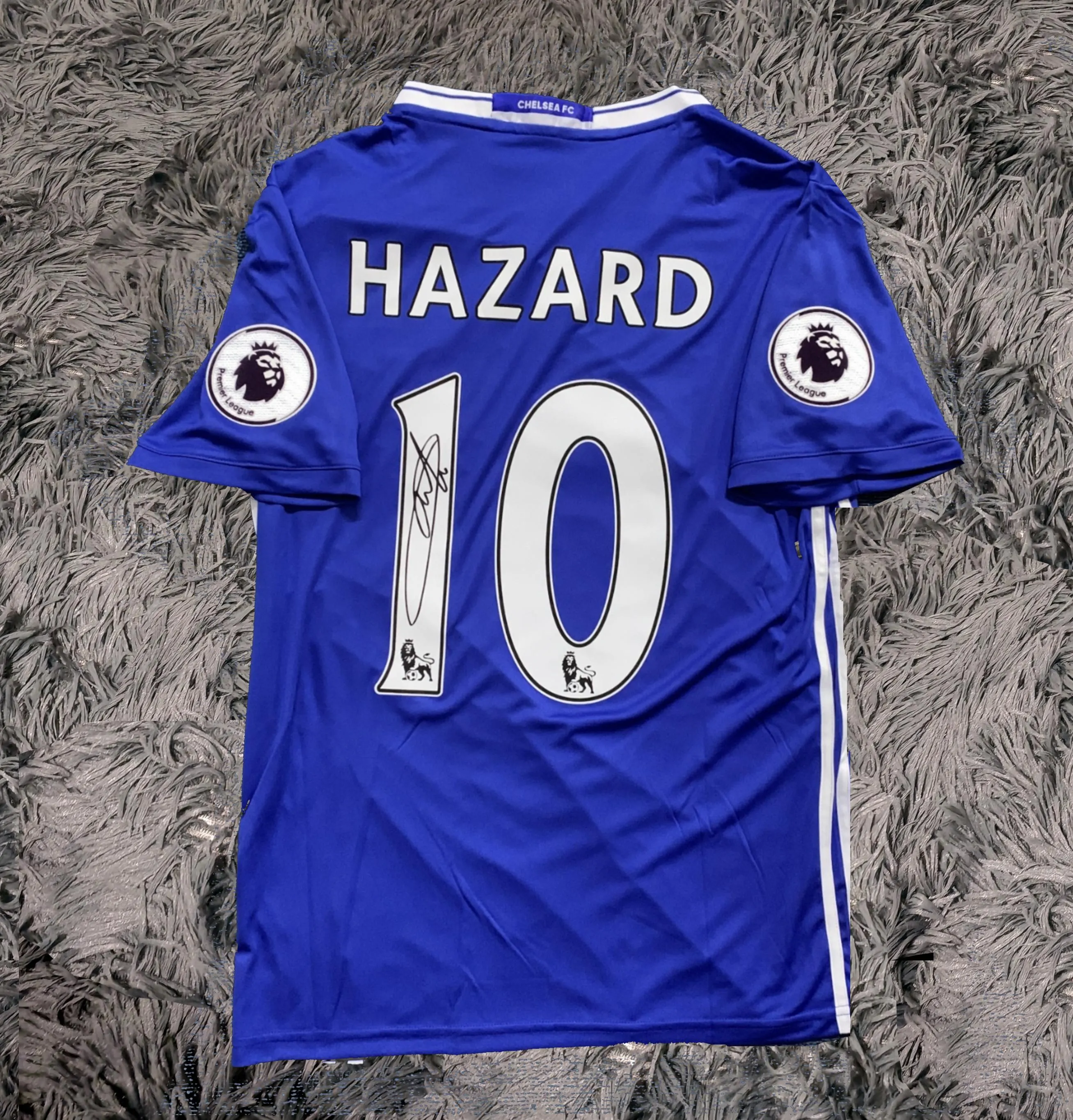 Eden Hazard SIGNED Chelsea 15/16 Home Jersey/Shirt - COA - 2015