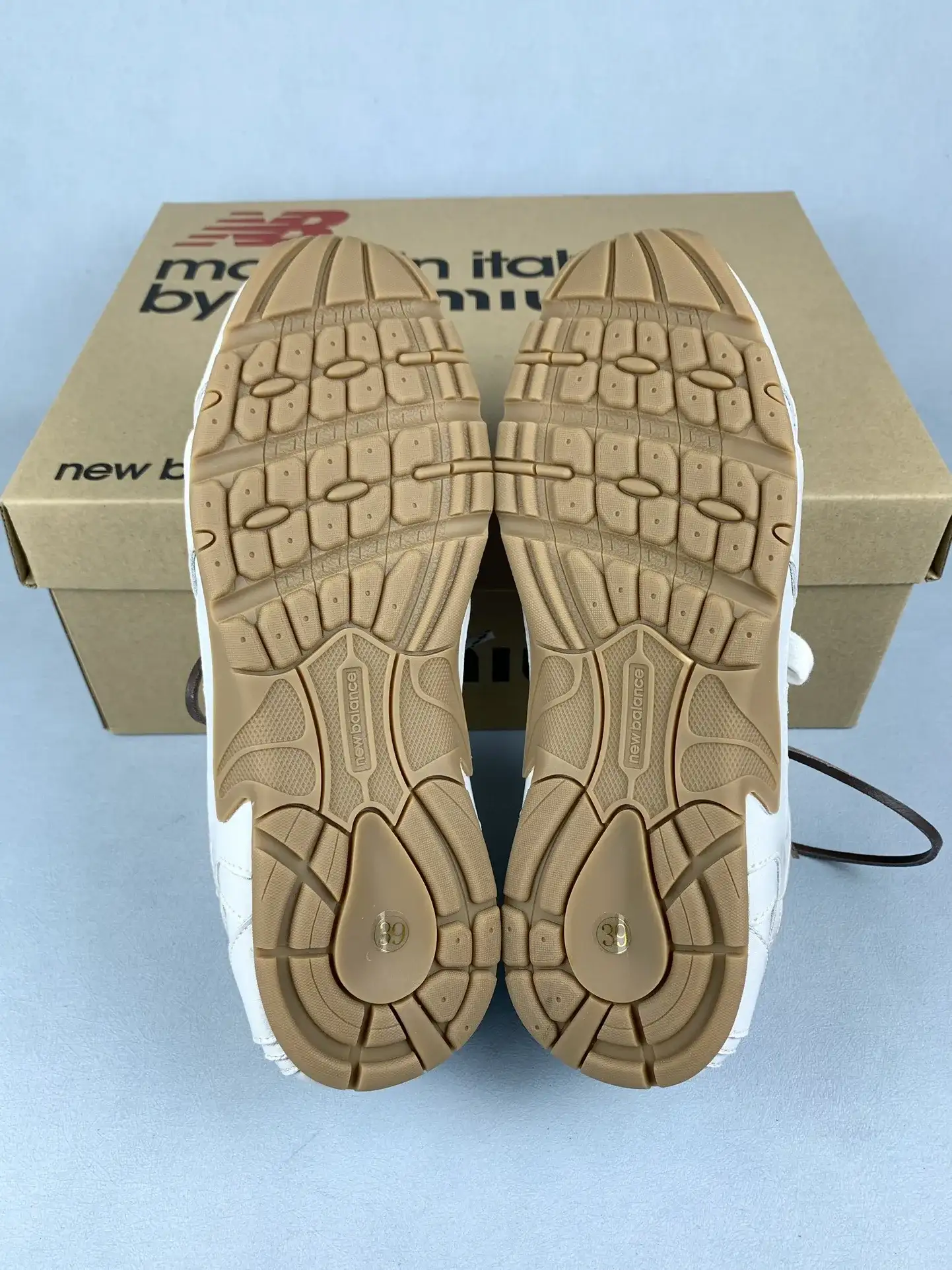 New Balance X Miu Miu 530 leather sneakers product photo from LabelPicks