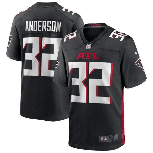 Jamal Anderson Atlanta Falcons Nike Game Retired Player Jersey - Black/Red