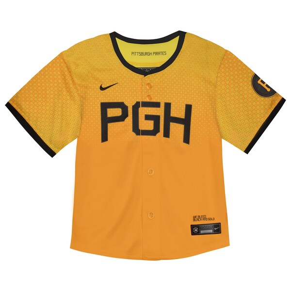 Pittsburgh Pirates Nike Toddler City Connect Limited Jersey - Yellow