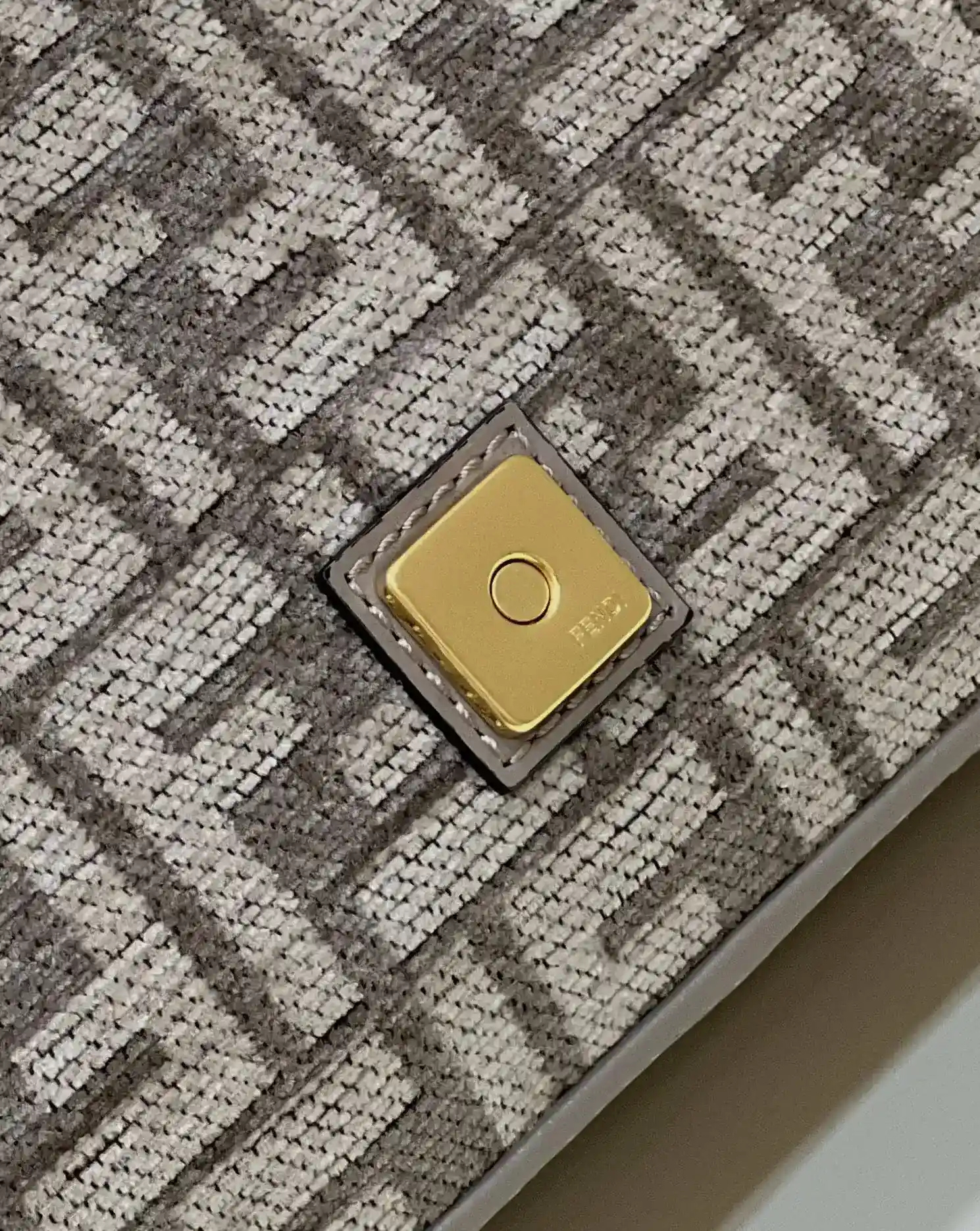 Fendi Suede Leather Baguette Shoulder Bag product photo from LabelPicks