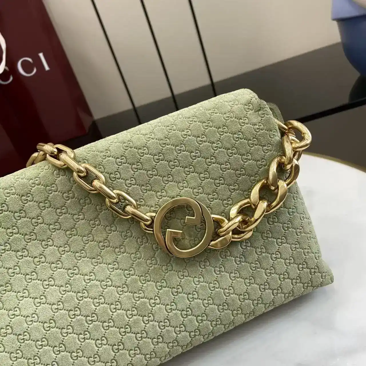 Gucci Green GG Supreme Canvas Shoulder Bag product photo from LabelPicks
