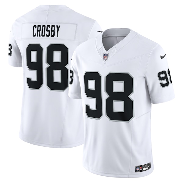 Maxx Crosby Las Vegas Raiders Nike Vapor F.U.S.E. Limited Jersey - White