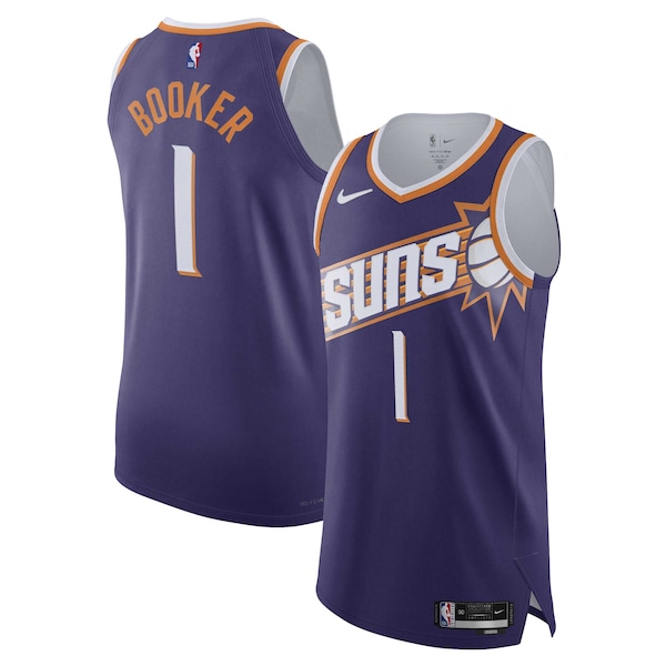 Devin Booker Phoenix Suns Nike Authentic Jersey - Icon Edition - Purple