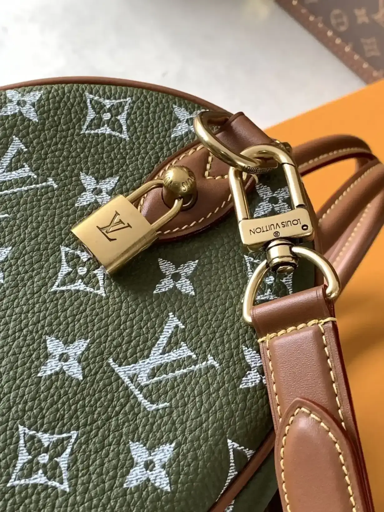 Louis Vuitton Speedy Black Grained Leather Top Handle Bag product photo from LabelPicks