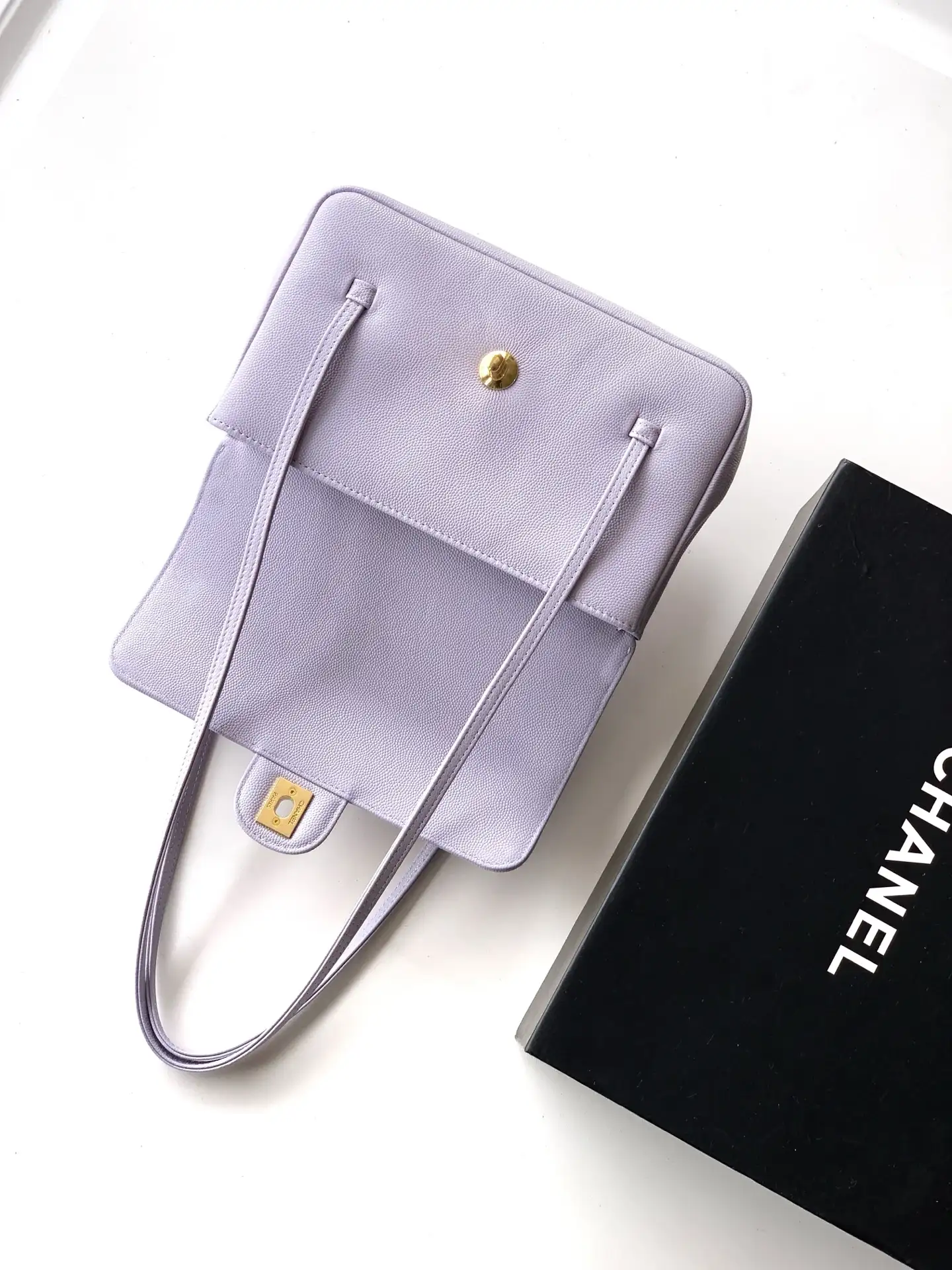 Chanel Grained Leather Top Handle Bag product photo from LabelPicks