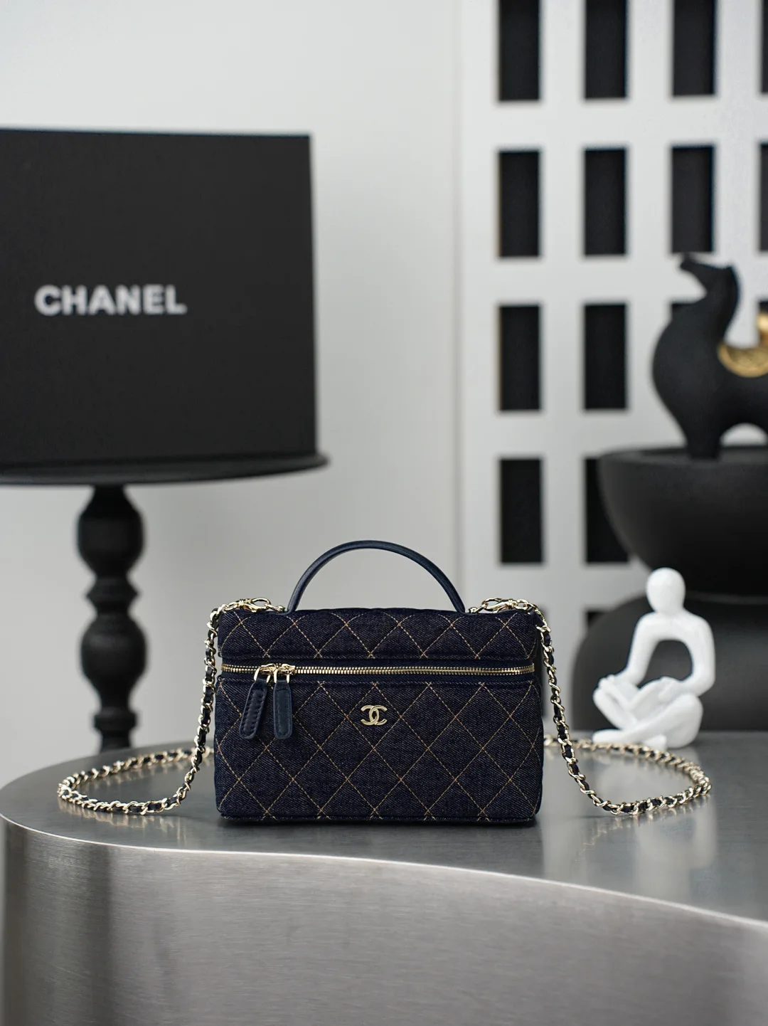 Chanel Quilted Leather Top Handle Bag product photo from LabelPicks