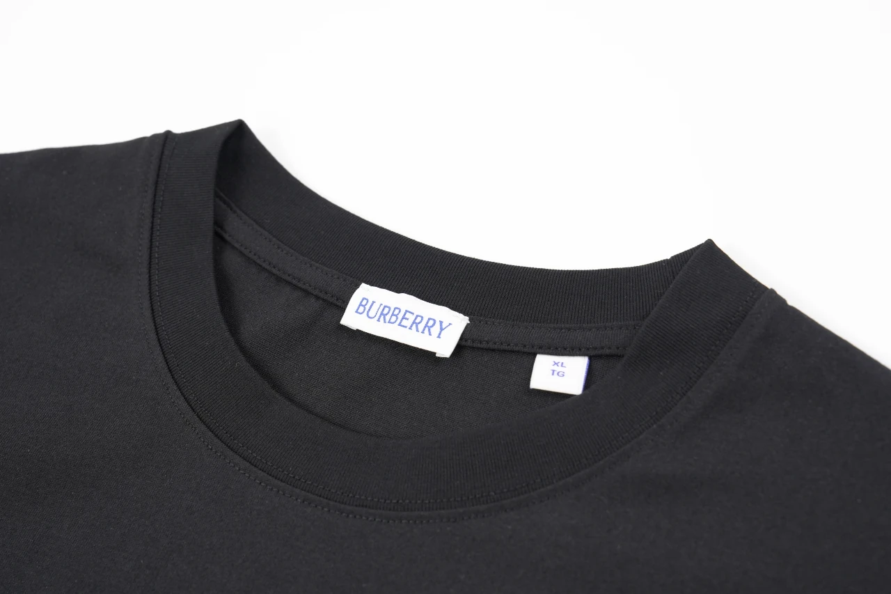 Burberry Black Arched Letter Equestrian Knight Print T-Shirt product photo from LabelPicks