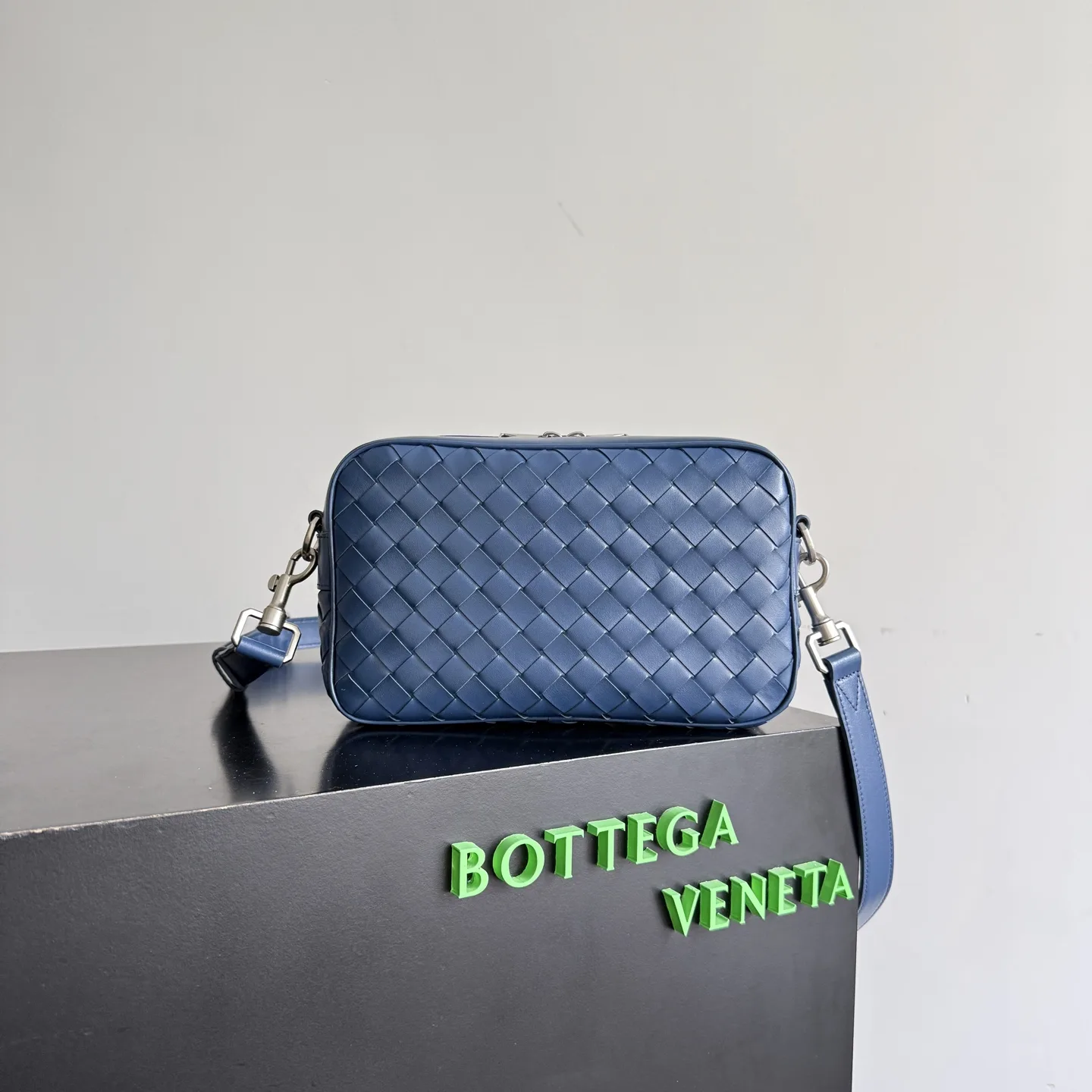 Bottega Veneta Intrecciato Woven Leather Crossbody Bag product photo from LabelPicks