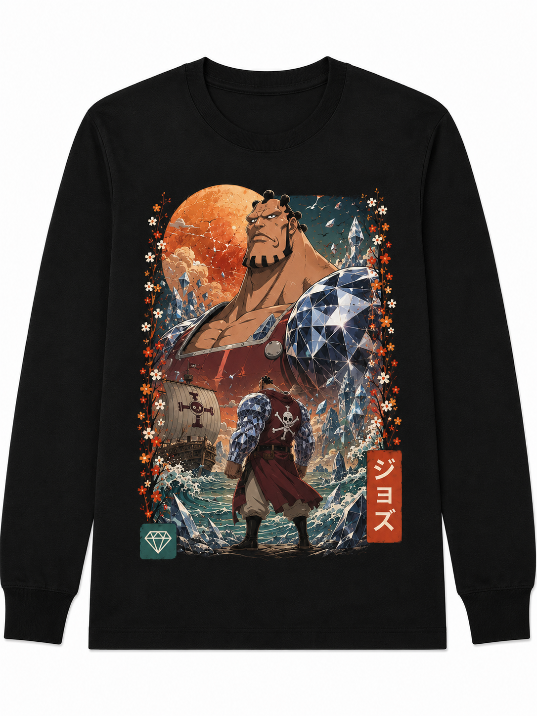 Remera Anime Jozu One Piece Manga Corta