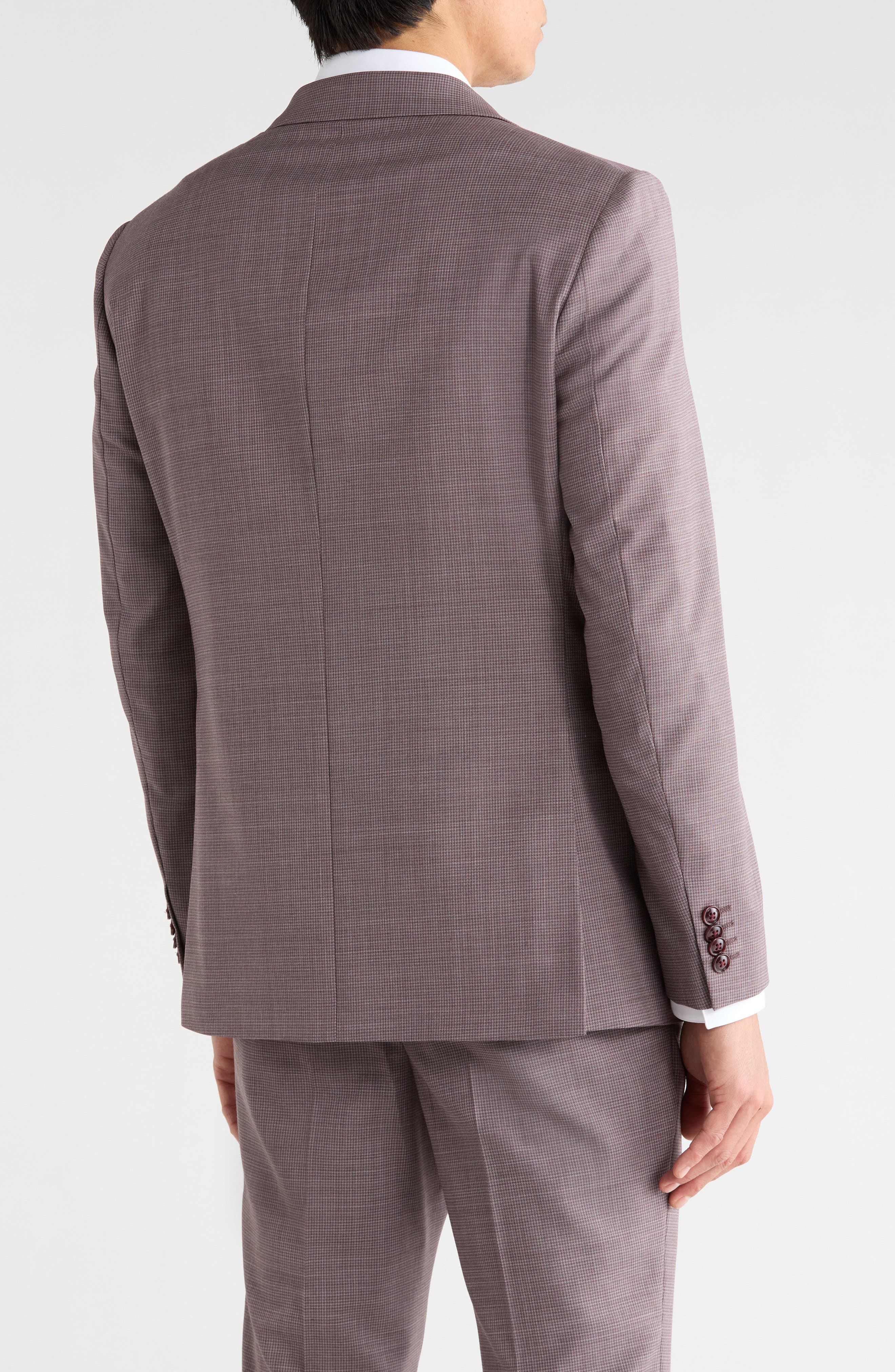 Original Penguin Stretch Wool Blend Suit Jacket
