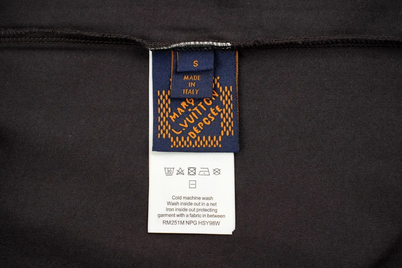 Louis Vuitton Black Axis Logo Print T-Shirt product photo from LabelPicks