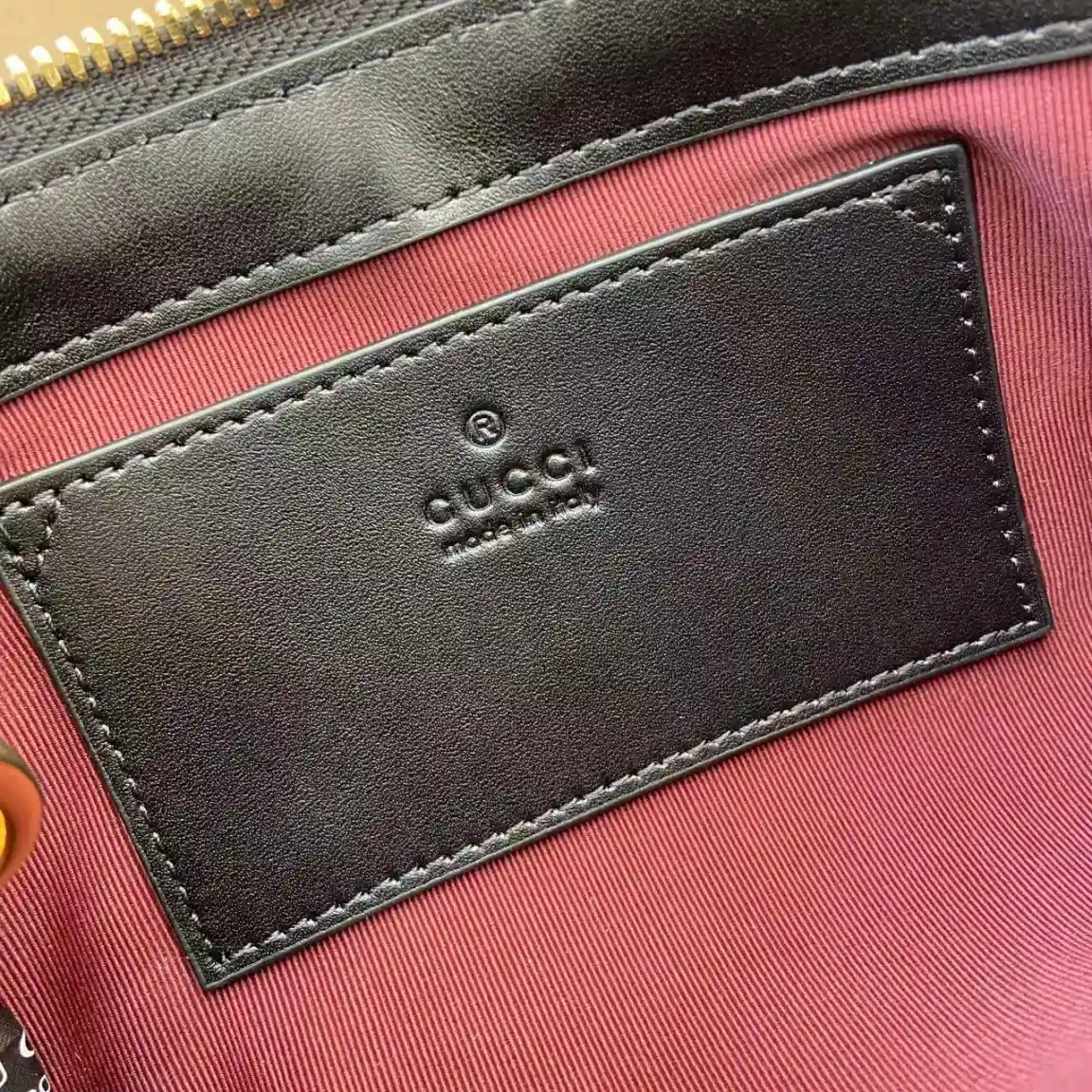 Gucci Black Marmont GG Supreme Canvas Shoulder Bag product photo from LabelPicks