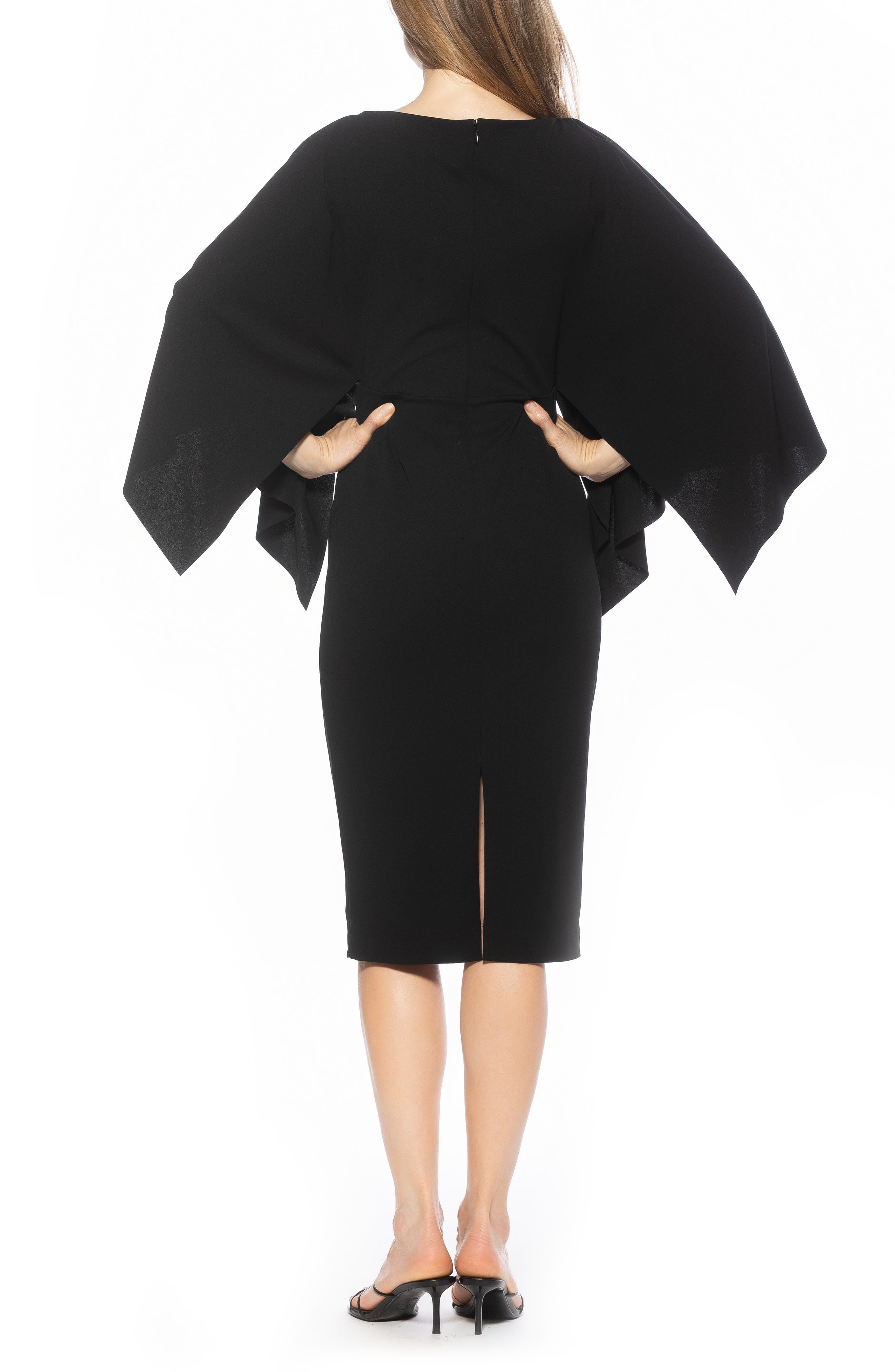 Alexia Admor Billie Bateau Neck Midi Dress