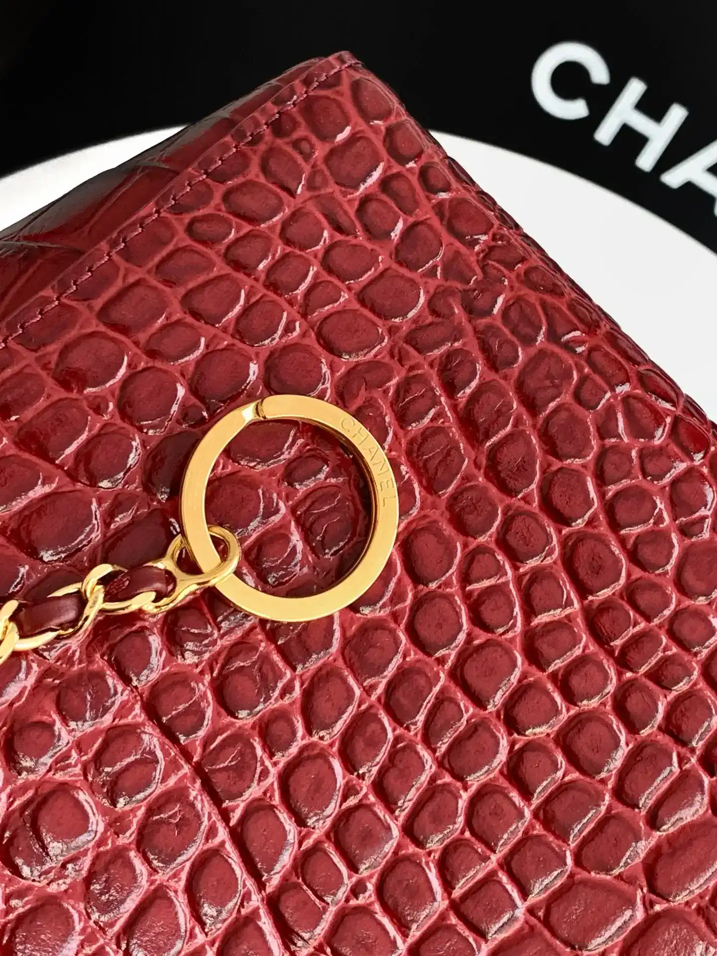 Chanel Burgundy Calfskin Tote Bag product photo from LabelPicks