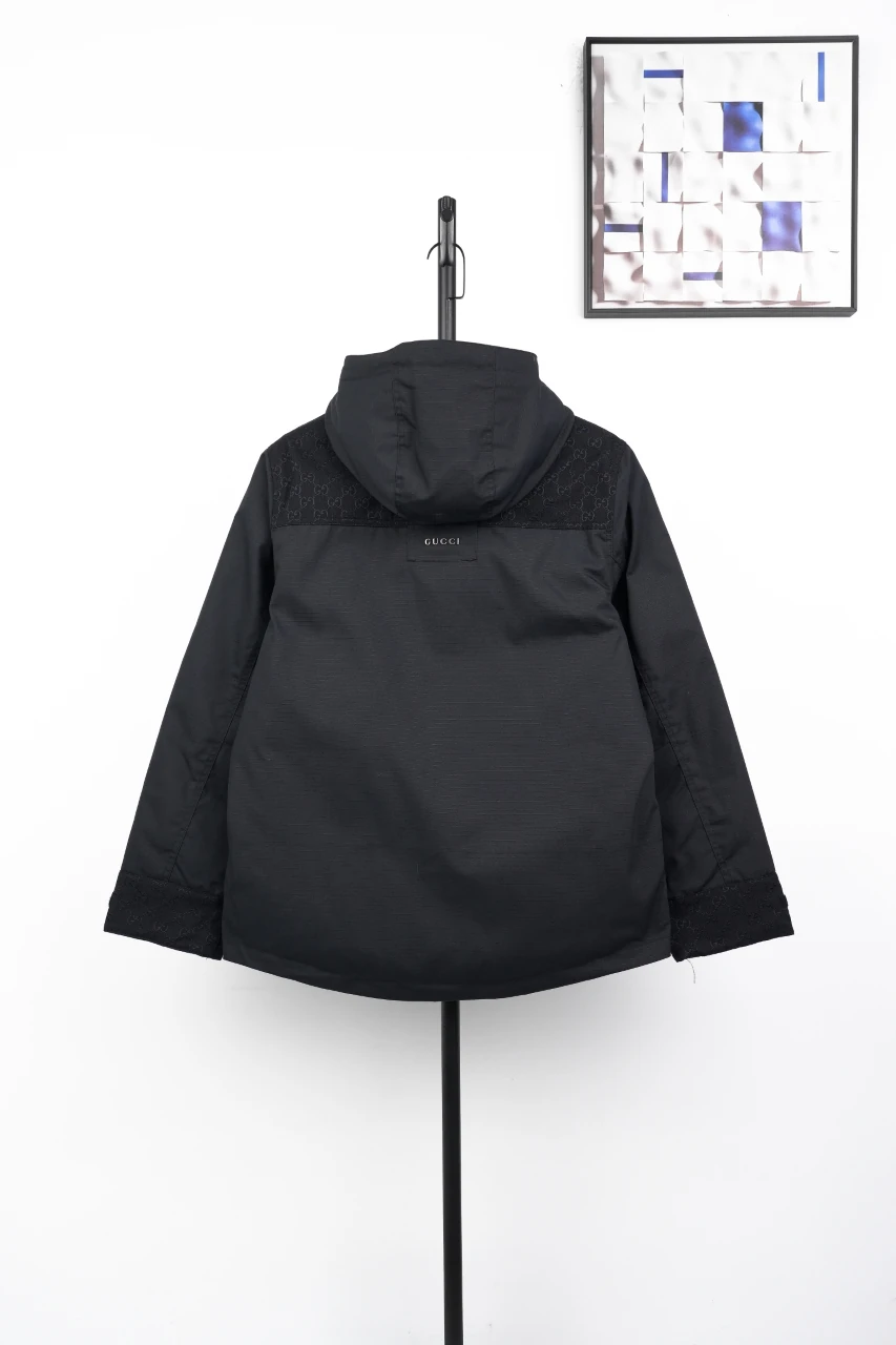GUCCI Dark Grey GG-Panel Hooded Jacket product photo from LabelPicks