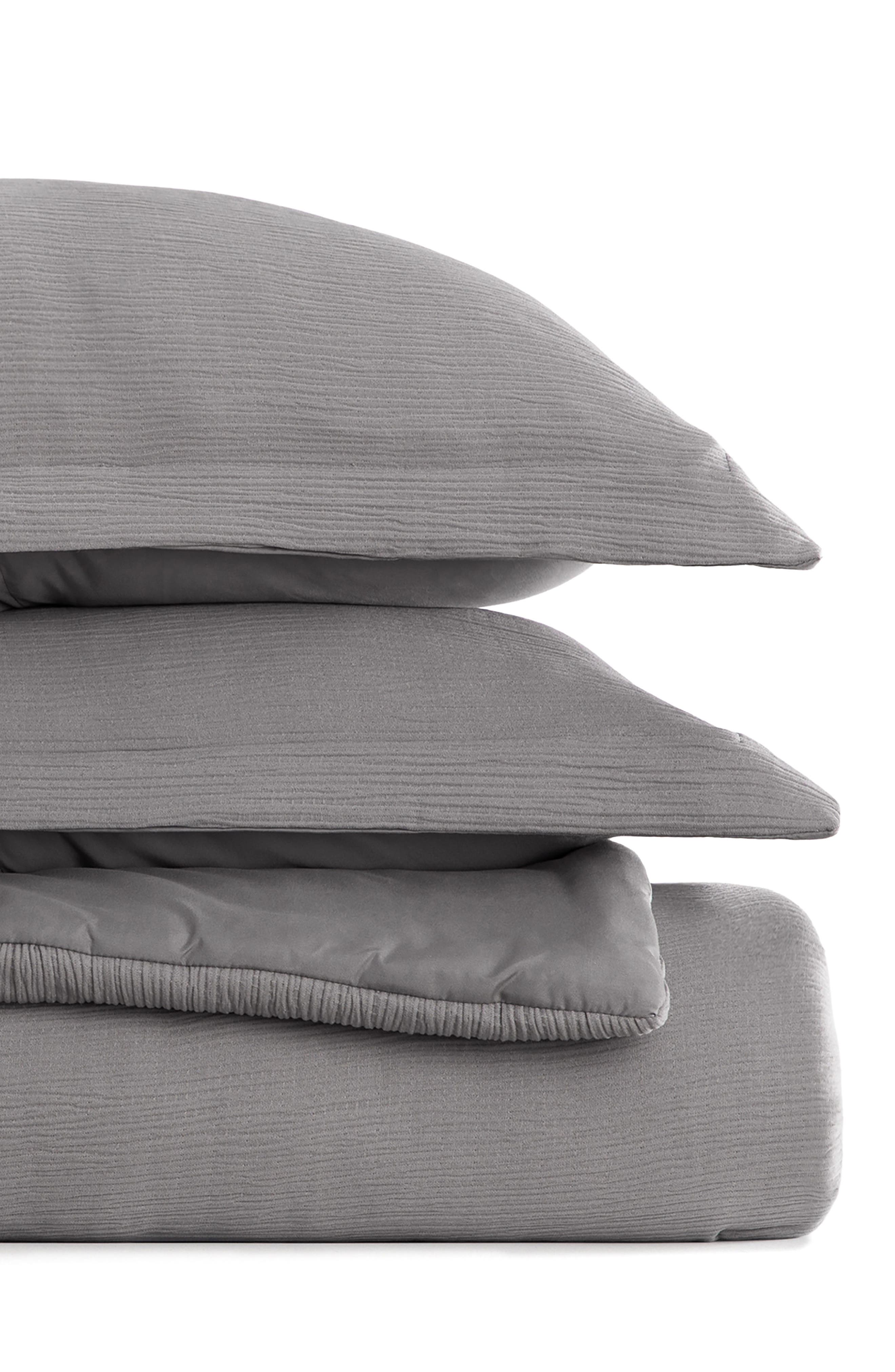HOMESPUN Double Gauze 3-Piece Comforter Set