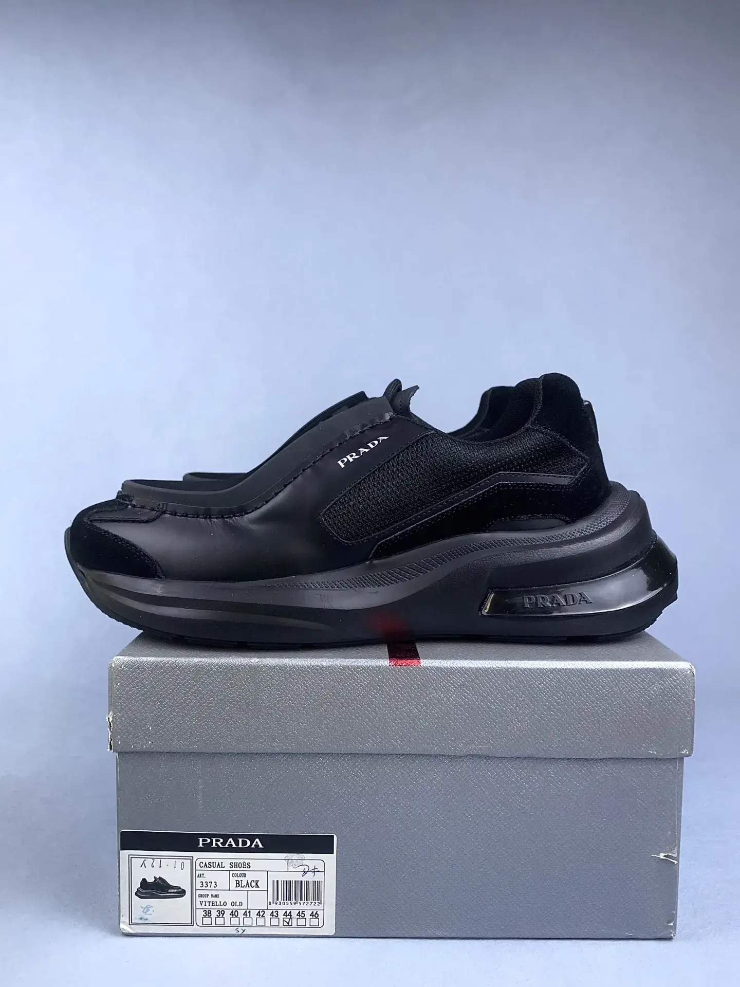 Systeme leather and Re-Nylon slip-on sneakers product photo from LabelPicks